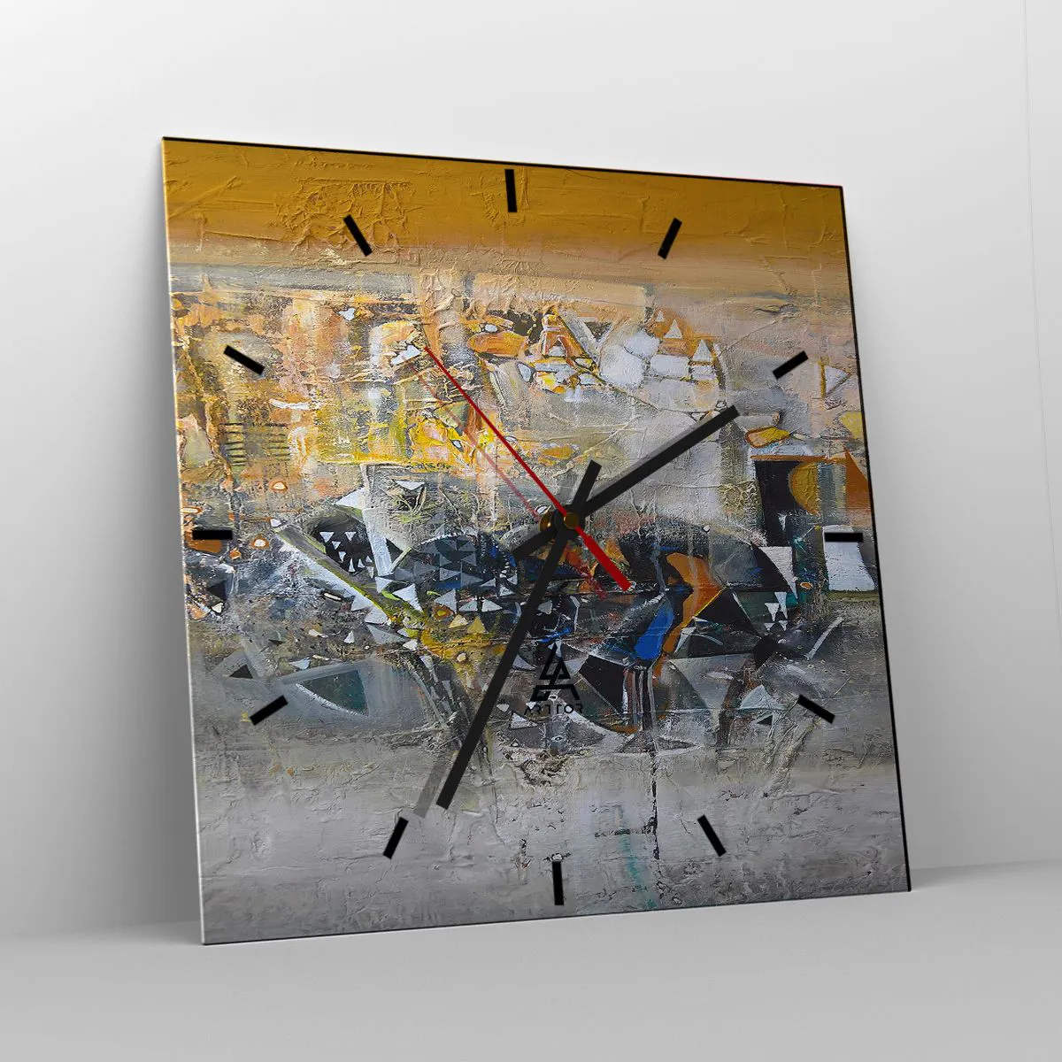 Horloge Murale Arttor Tout Se Met En Place Cadran Lignes Forme