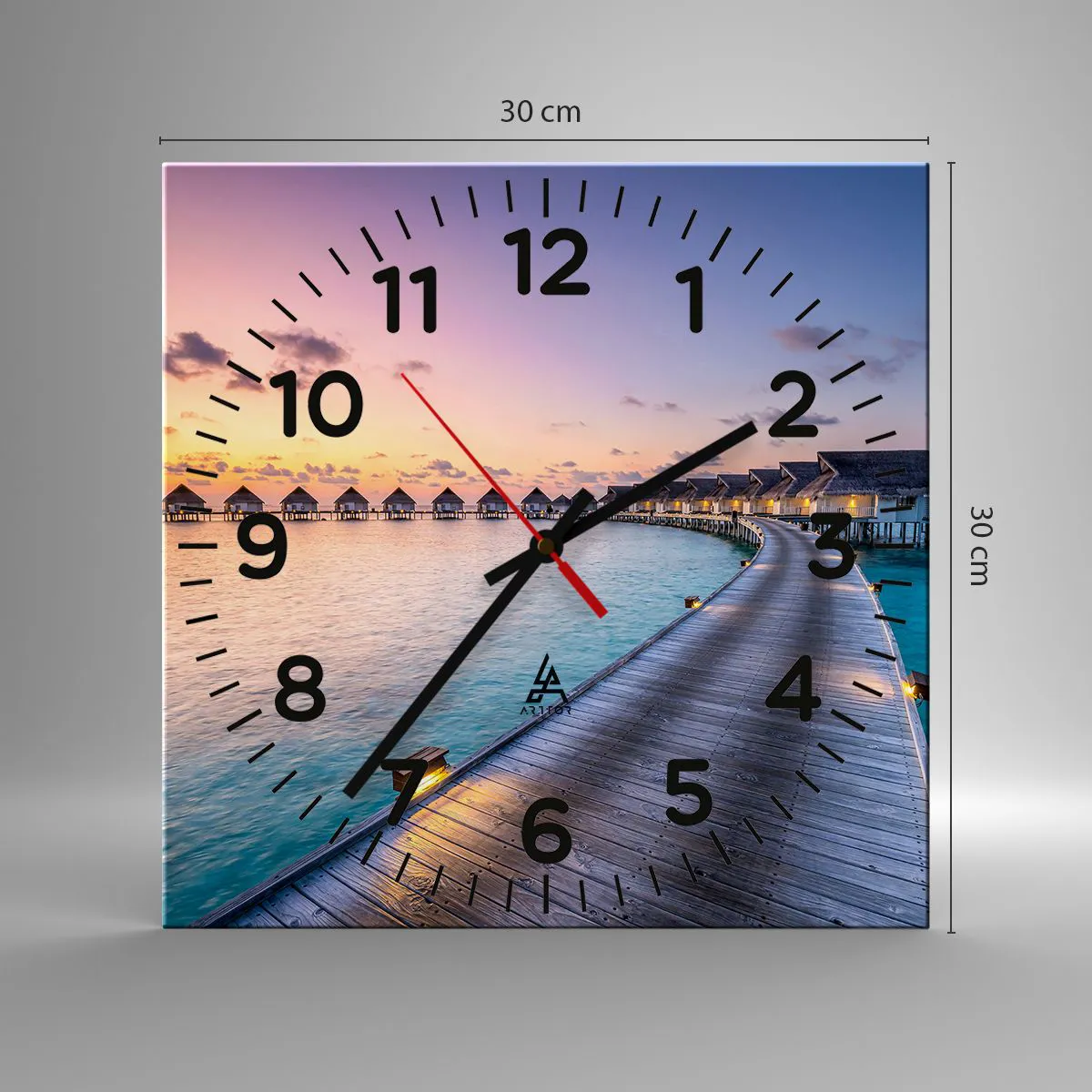 Horloge Murale Arttor Vacances Retour Aux Sources Cadran