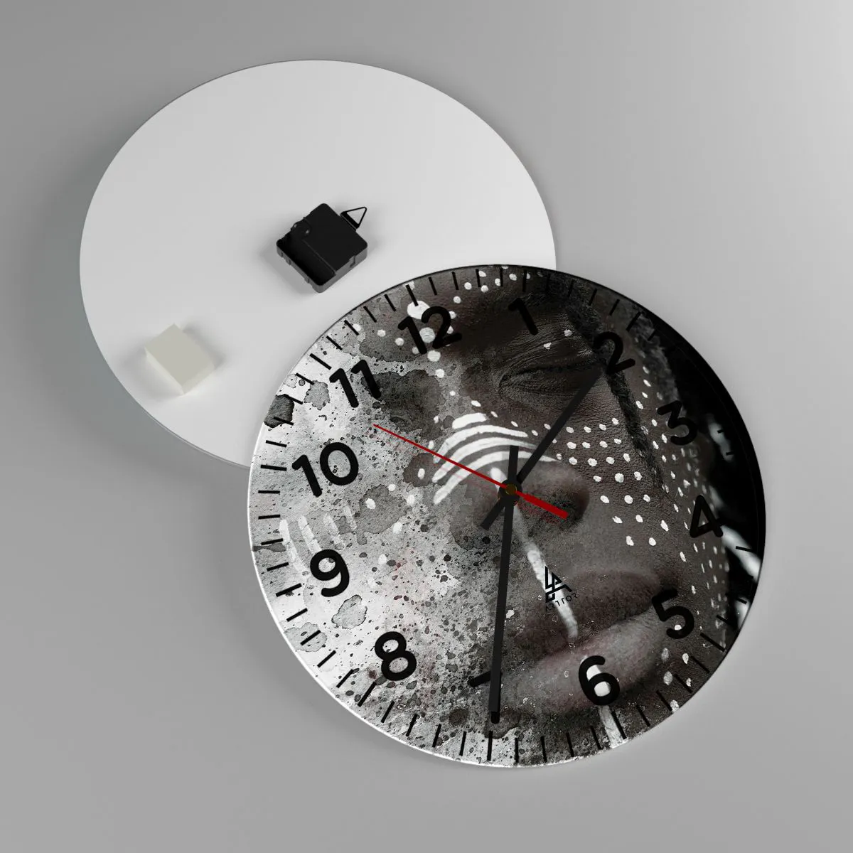 Horloge Murale Arttor D Couvrez L Esprit Primal Cadran Chiffres