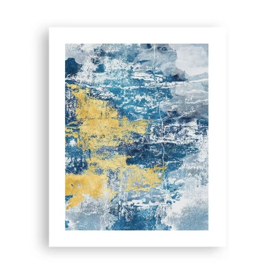 Affiche - Poster - Abstraction du temps - 40x50 cm