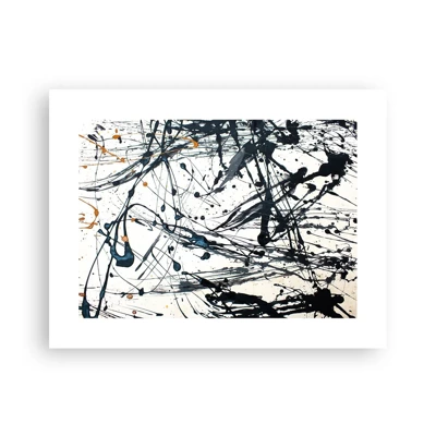 Affiche - Poster - Abstraction expressionniste - 40x30 cm