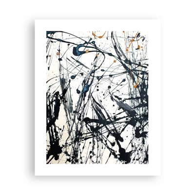 Affiche - Poster - Abstraction expressionniste - 40x50 cm