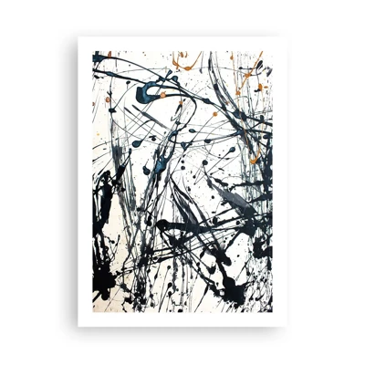 Affiche - Poster - Abstraction expressionniste - 50x70 cm