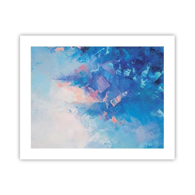 Affiche - Poster - Abstraction hivernale - 50x40 cm