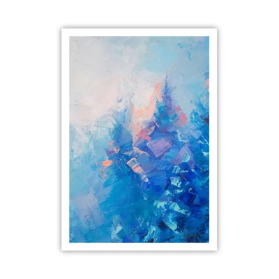 Affiche - Poster - Abstraction hivernale - 70x100 cm