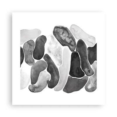 Affiche - Poster - Abstraction rocheuse - 40x40 cm