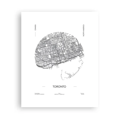 Affiche - Poster - Anatomie de Toronto - 40x50 cm