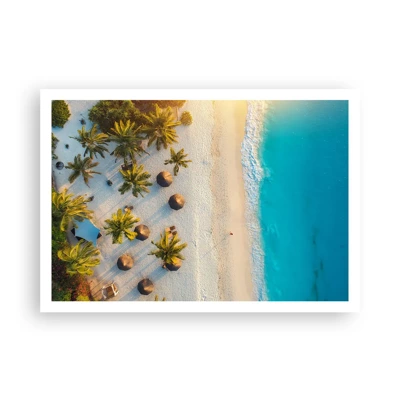 Affiche - Poster - Bienvenue au paradis - 100x70 cm