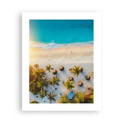 Affiche - Poster - Bienvenue au paradis - 40x50 cm