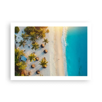 Affiche - Poster - Bienvenue au paradis - 70x50 cm