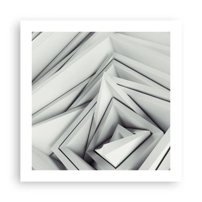 Affiche - Poster - Bourgeon d’angles vifs - 50x50 cm