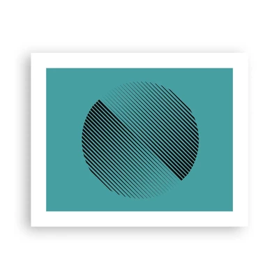 Affiche - Poster - Cercle – une variation géométrique - 50x40 cm