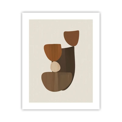 Affiche - Poster - Composition de marrons - 40x50 cm