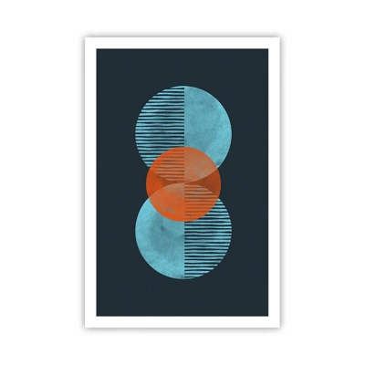 Affiche - Poster - Composition symétrique - 61x91 cm