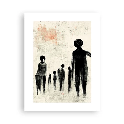 Affiche - Poster - Contre la solitude - 30x40 cm