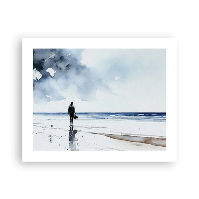 Affiche - Poster - Conversation avec la mer - 50x40 cm