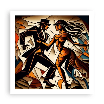 Affiche - Poster - Danse de passion et de volupté - 60x60 cm