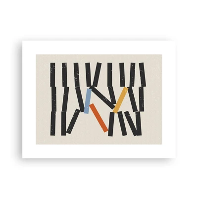 Affiche - Poster - Dominos – composition - 40x30 cm