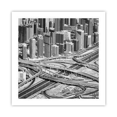 Affiche - Poster - Dubaï - la ville impossible - 50x50 cm