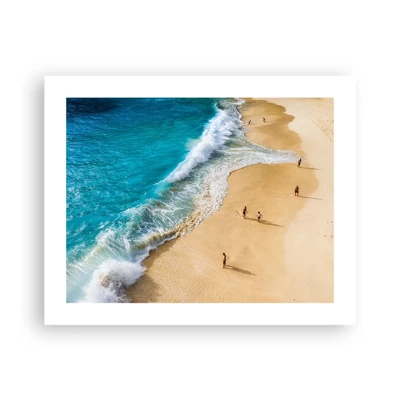 Affiche - Poster - Et ensuite le soleil, la plage… - 50x40 cm