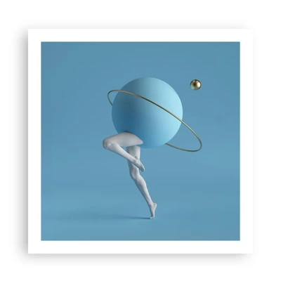 Affiche - Poster - Et les planètes deviennent folles - 60x60 cm