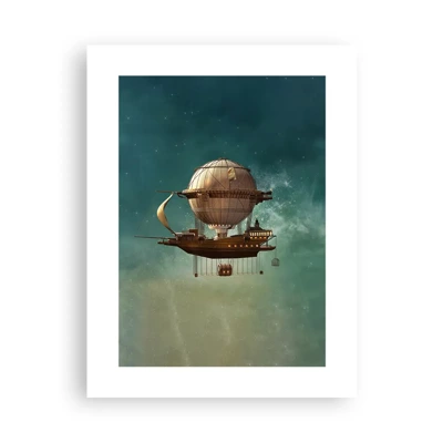 Affiche - Poster - Jules Verne vous salue - 30x40 cm