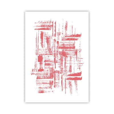 Affiche - Poster - La ville rouge - 70x100 cm