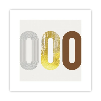 Affiche - Poster - Ooo! - 30x30 cm