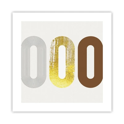 Affiche - Poster - Ooo! - 40x40 cm