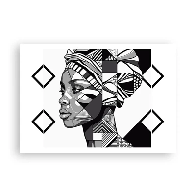 Affiche - Poster - Portrait ethnique - 100x70 cm