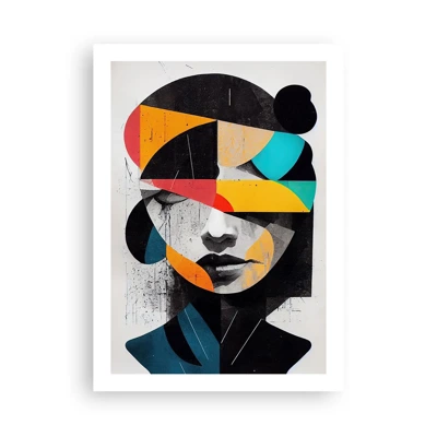Affiche - Poster - Portrait intérieur multicolore - 50x70 cm