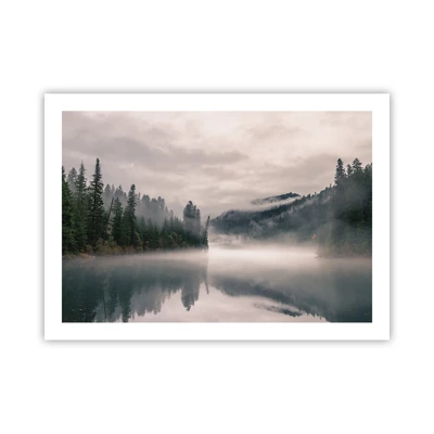 Affiche - Poster - Reflet dans le brouillard - 70x50 cm