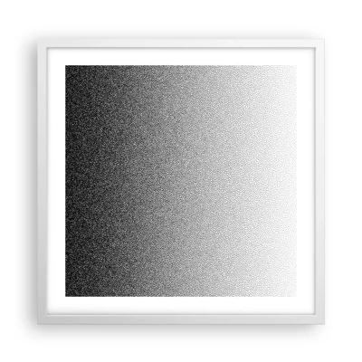 Affiche dans un cadre blanc - Poster - Du coté de la lumière - 50x50 cm