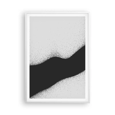 Affiche dans un cadre blanc - Poster - Équilibre fluide - 70x100 cm