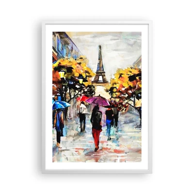 Affiche dans un cadre blanc - Poster - Particulièrement beau en automne - 50x70 cm