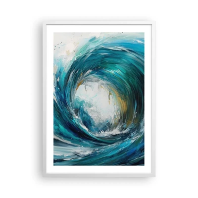 Affiche dans un cadre blanc - Poster - Portail maritime - 50x70 cm