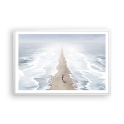 Affiche dans un cadre blanc - Poster - Un brillant avenir - 91x61 cm