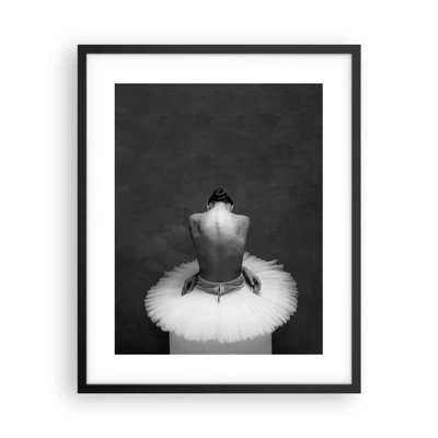 Affiche dans un cadre noir - Poster - C'est justement en train de fleurir - 40x50 cm