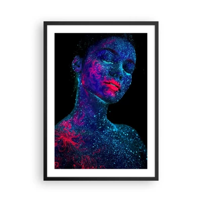 Affiche dans un cadre noir - Poster - Dans la poussière d'étoiles - 50x70 cm