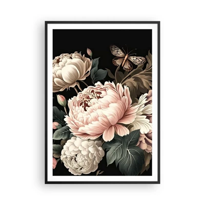 Affiche dans un cadre noir - Poster - De style baroque - 70x100 cm