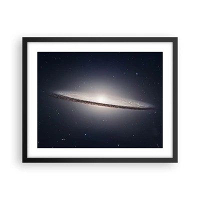 Affiche dans un cadre noir - Poster - Il y a bien longtemps, dans une galaxie très lointaine… - 50x40 cm