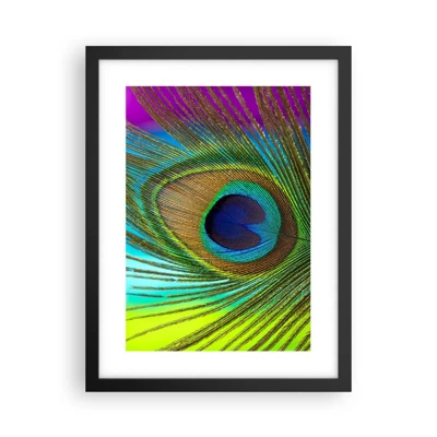 Affiche dans un cadre noir - Poster - Les yeux dans les yeux - 30x40 cm