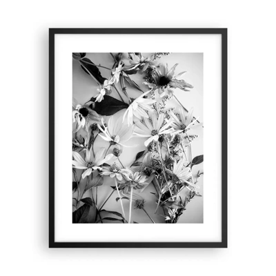 Affiche dans un cadre noir - Poster - Non-un bouquet de fleurs - 40x50 cm