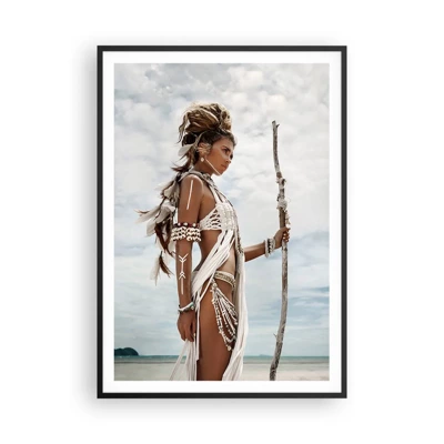 Affiche dans un cadre noir - Poster - Reine des tropiques - 70x100 cm