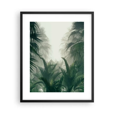 Affiche dans un cadre noir - Poster - Secret tropical - 40x50 cm