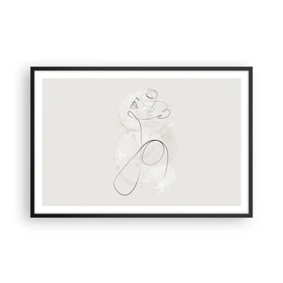 Affiche dans un cadre noir - Poster - Spirale de beauté - 91x61 cm