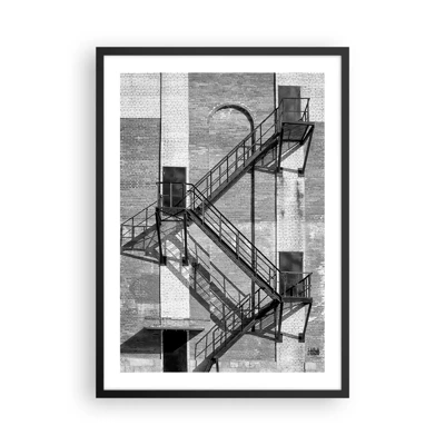 Affiche dans un cadre noir - Poster - Style industriel - 50x70 cm