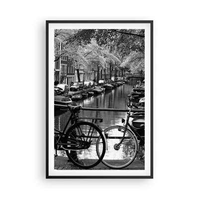 Affiche dans un cadre noir - Poster - Une vue très hollandaise - 61x91 cm