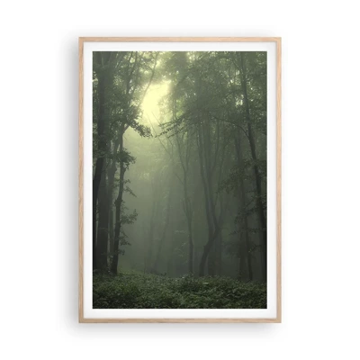 Affiche dans un chêne clair - Poster - Avant qu'il ne se réveille - 70x100 cm