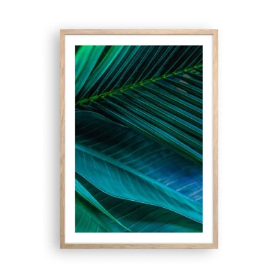 Affiche dans un chêne clair - Poster - L'anatomie du vert - 50x70 cm
